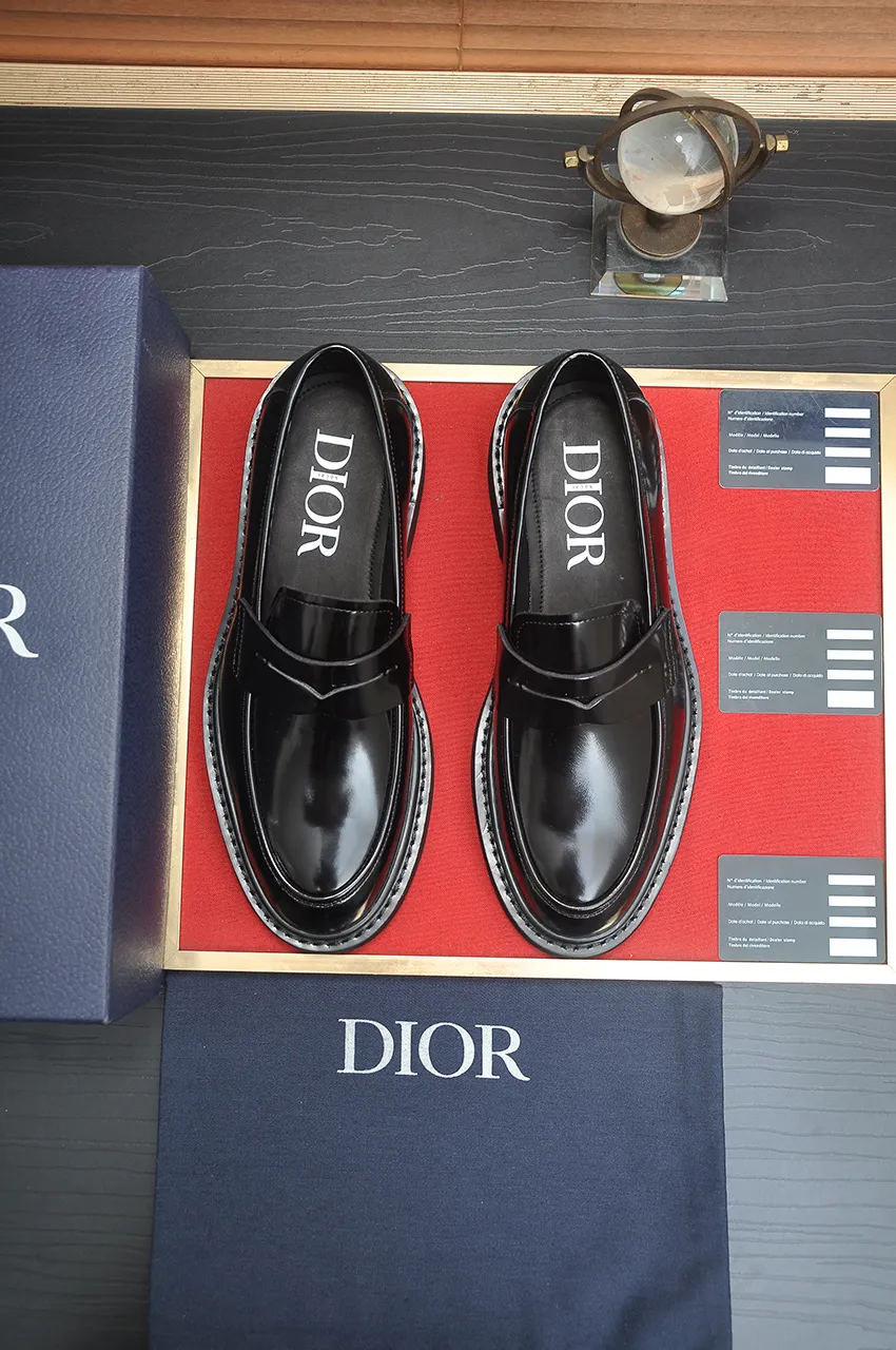 Men's shoes 💰800💶[Dior] (water-dyed cowhide lining) Dior original 1:1 high-quality factory, imported original materials, imported version of raw cowhide, water-dyed cowhide lining, original TPU outsole, code number: 39-44 (38 45 custom-made, non-refundable)